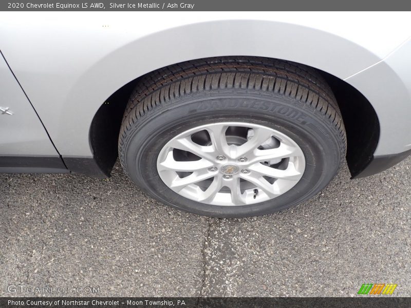 Silver Ice Metallic / Ash Gray 2020 Chevrolet Equinox LS AWD