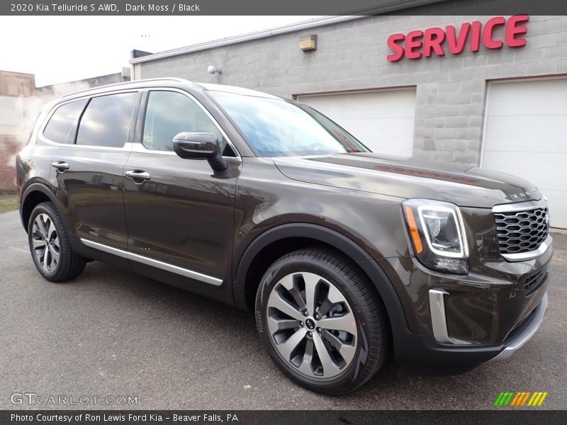 Dark Moss / Black 2020 Kia Telluride S AWD