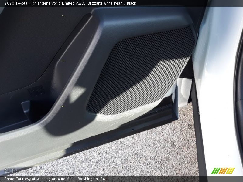 Blizzard White Pearl / Black 2020 Toyota Highlander Hybrid Limited AWD