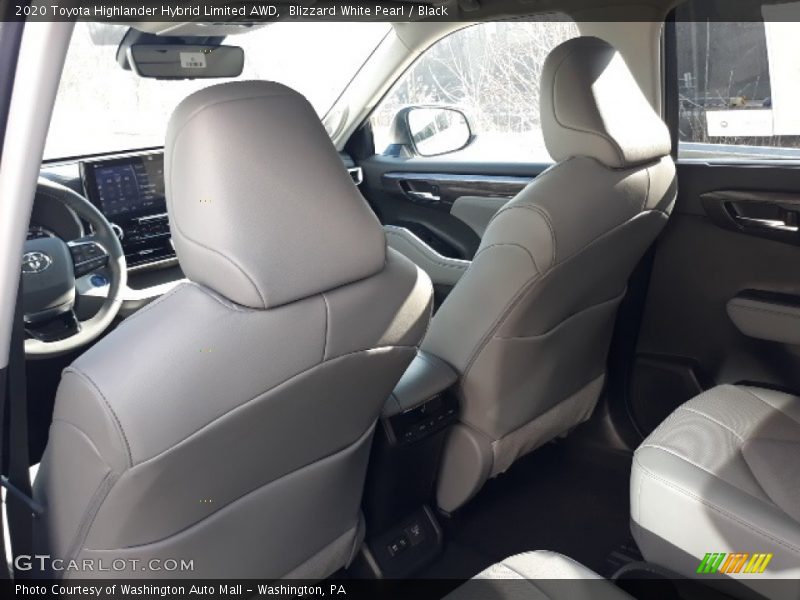 Blizzard White Pearl / Black 2020 Toyota Highlander Hybrid Limited AWD