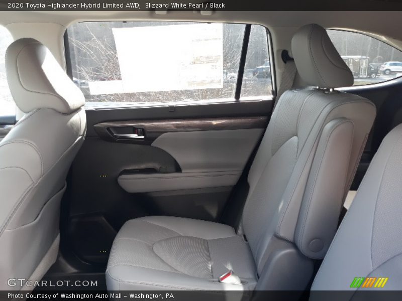 Blizzard White Pearl / Black 2020 Toyota Highlander Hybrid Limited AWD