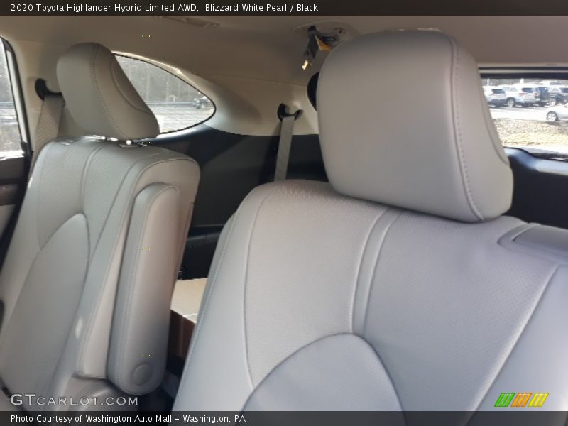 Blizzard White Pearl / Black 2020 Toyota Highlander Hybrid Limited AWD
