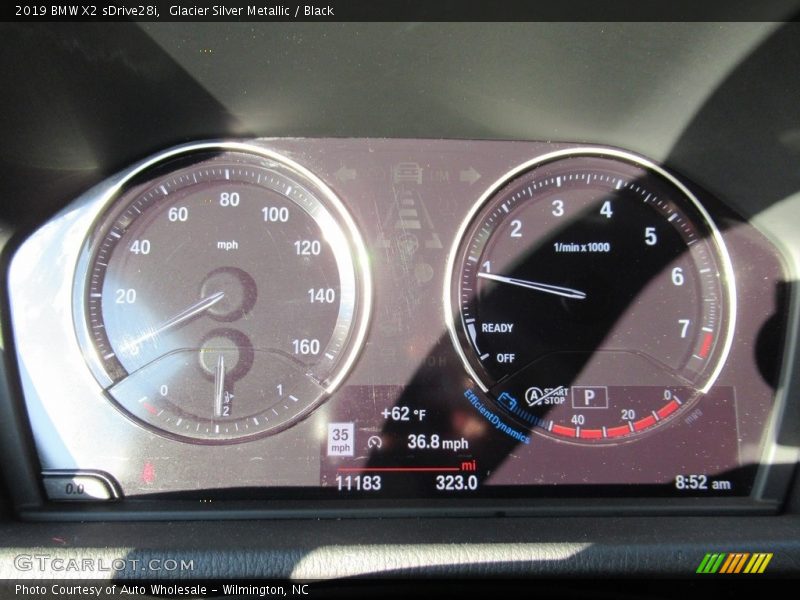 Glacier Silver Metallic / Black 2019 BMW X2 sDrive28i