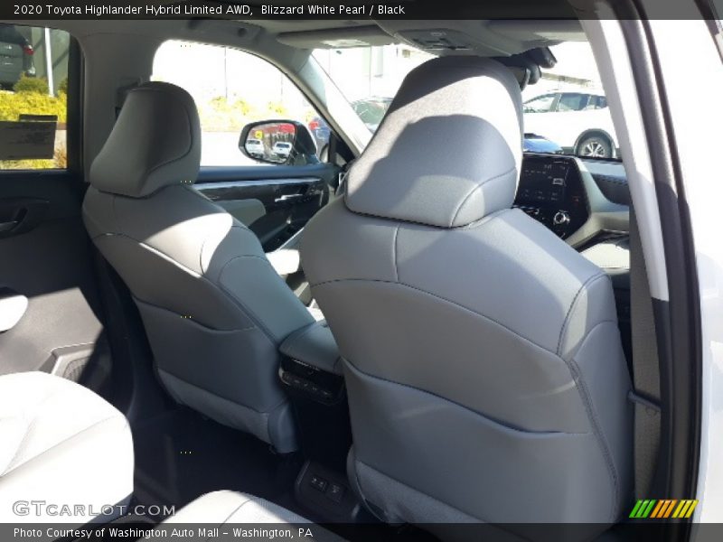 Blizzard White Pearl / Black 2020 Toyota Highlander Hybrid Limited AWD