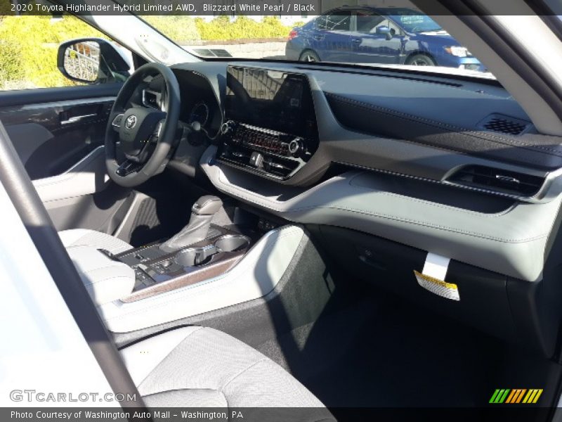 Blizzard White Pearl / Black 2020 Toyota Highlander Hybrid Limited AWD