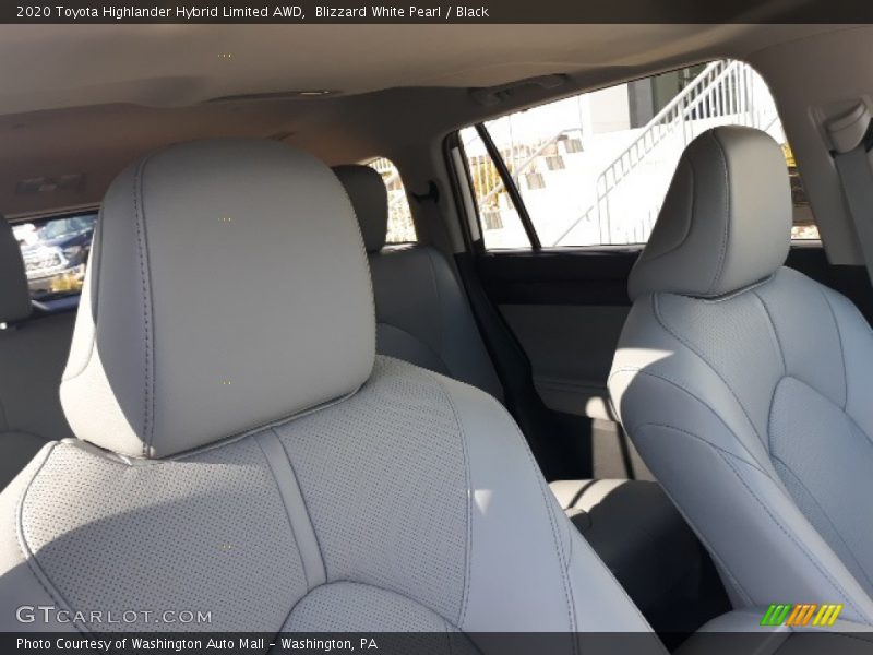 Blizzard White Pearl / Black 2020 Toyota Highlander Hybrid Limited AWD