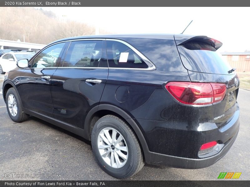 Ebony Black / Black 2020 Kia Sorento LX