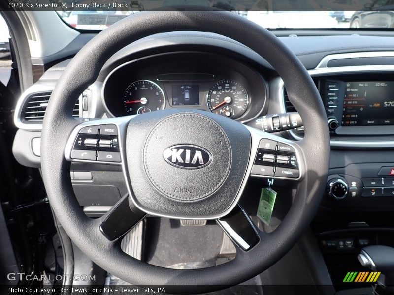 Ebony Black / Black 2020 Kia Sorento LX