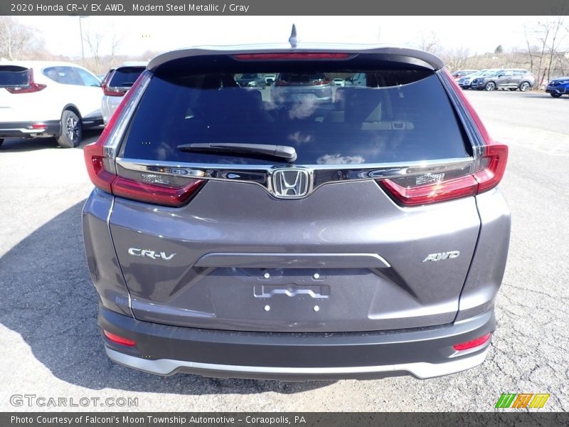 Modern Steel Metallic / Gray 2020 Honda CR-V EX AWD
