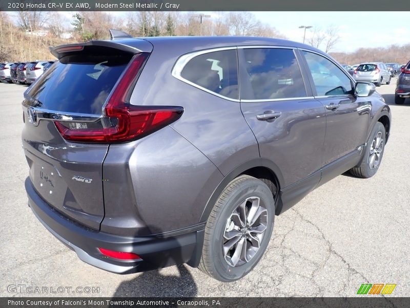 Modern Steel Metallic / Gray 2020 Honda CR-V EX AWD