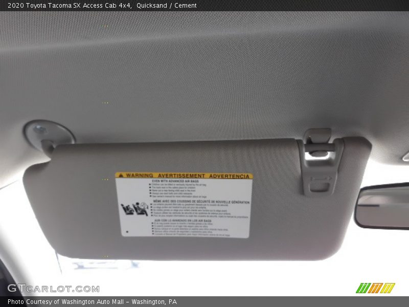 Quicksand / Cement 2020 Toyota Tacoma SX Access Cab 4x4