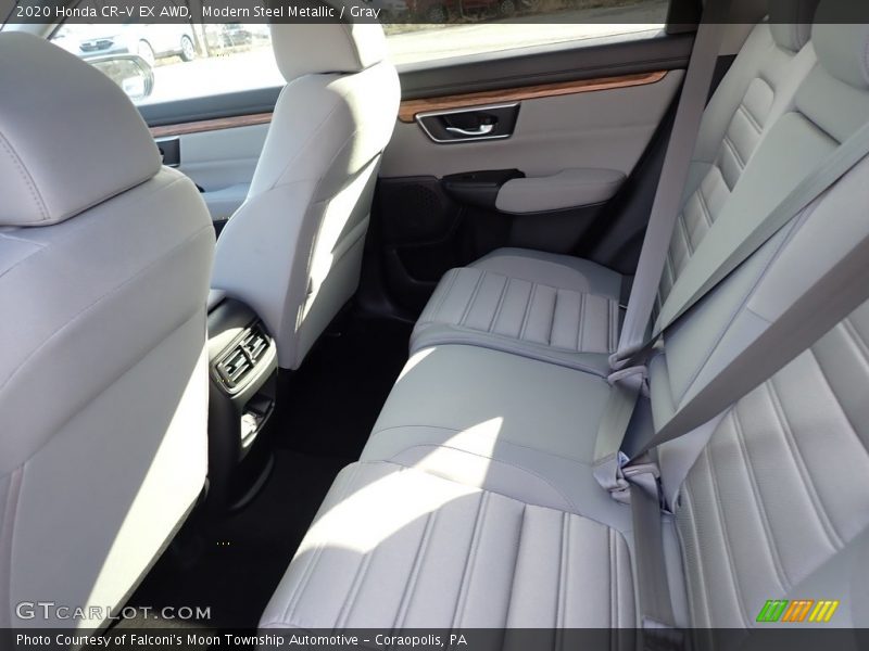 Modern Steel Metallic / Gray 2020 Honda CR-V EX AWD