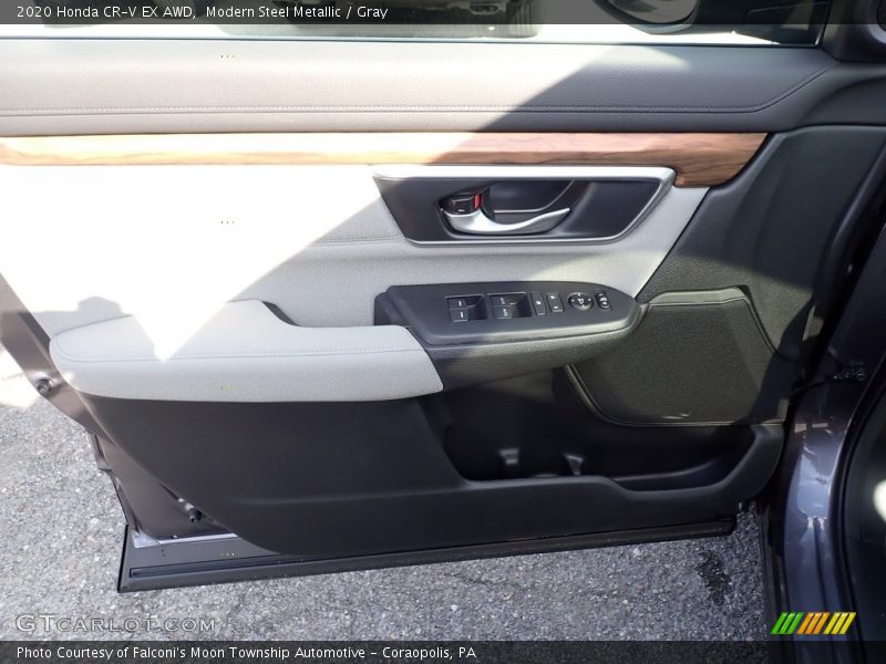 Modern Steel Metallic / Gray 2020 Honda CR-V EX AWD