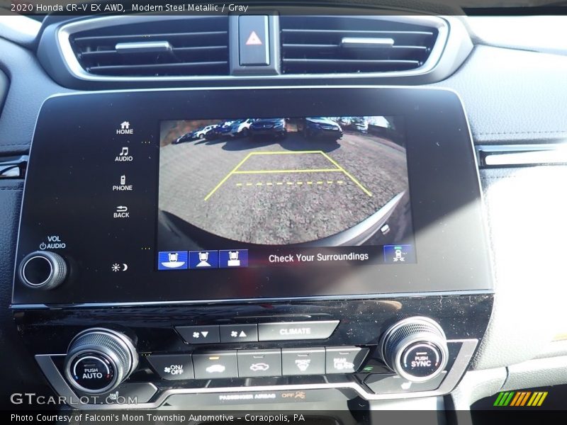 Modern Steel Metallic / Gray 2020 Honda CR-V EX AWD