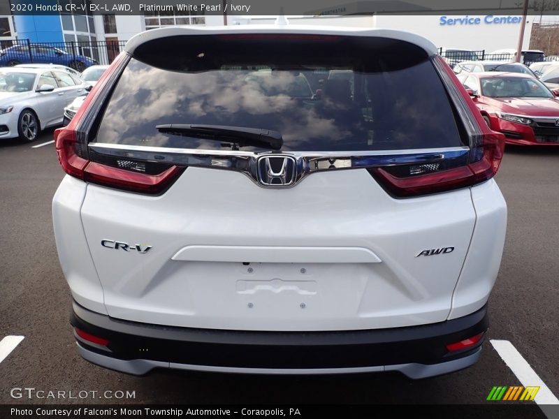 Platinum White Pearl / Ivory 2020 Honda CR-V EX-L AWD