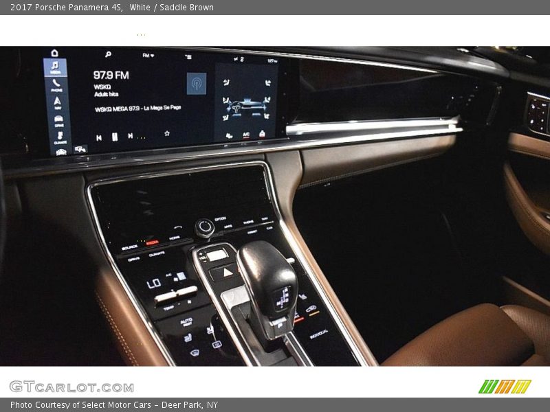 White / Saddle Brown 2017 Porsche Panamera 4S