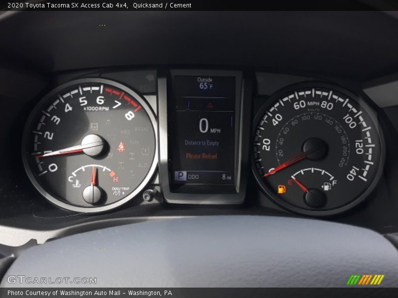  2020 Tacoma SX Access Cab 4x4 SX Access Cab 4x4 Gauges