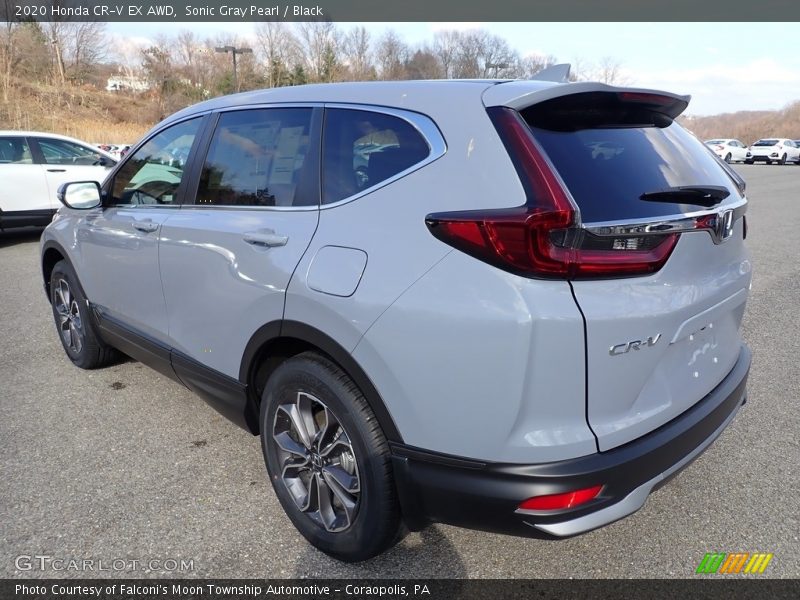 Sonic Gray Pearl / Black 2020 Honda CR-V EX AWD