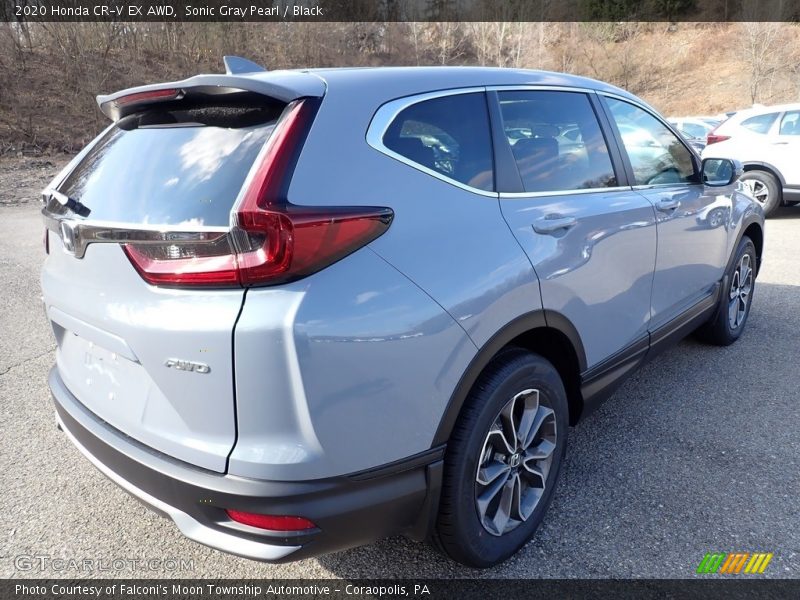 Sonic Gray Pearl / Black 2020 Honda CR-V EX AWD