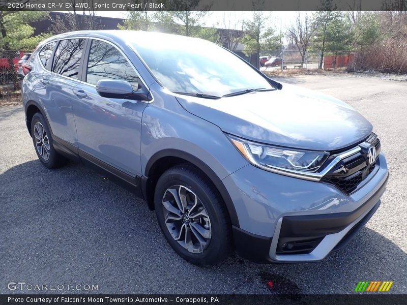 Sonic Gray Pearl / Black 2020 Honda CR-V EX AWD