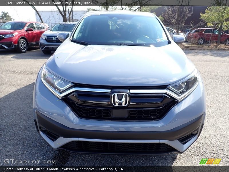 Sonic Gray Pearl / Black 2020 Honda CR-V EX AWD