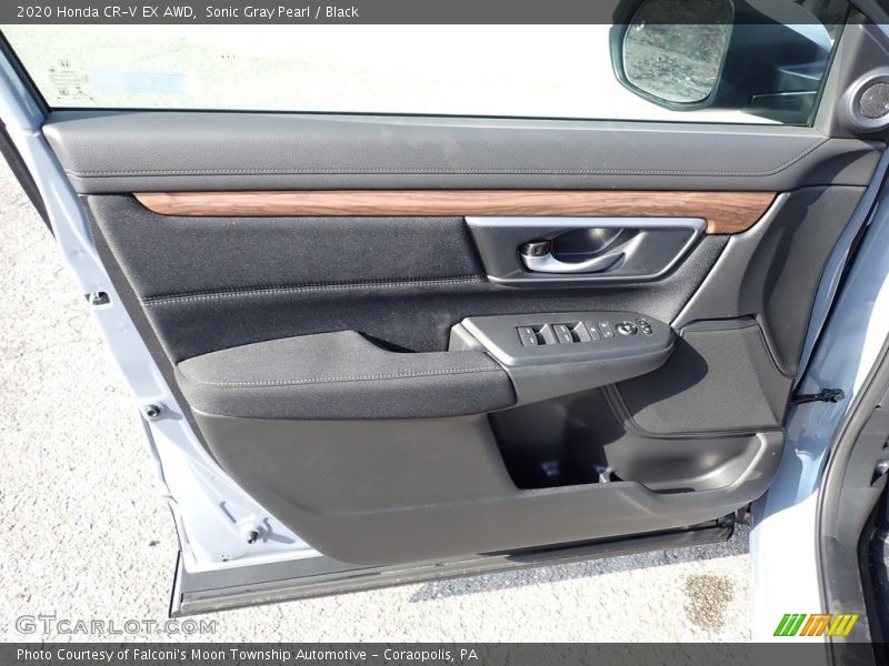 Sonic Gray Pearl / Black 2020 Honda CR-V EX AWD
