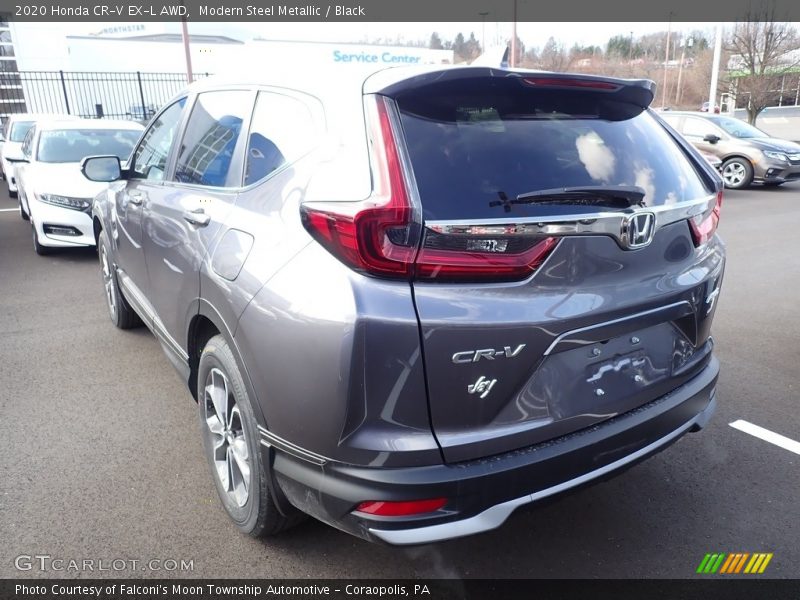 Modern Steel Metallic / Black 2020 Honda CR-V EX-L AWD