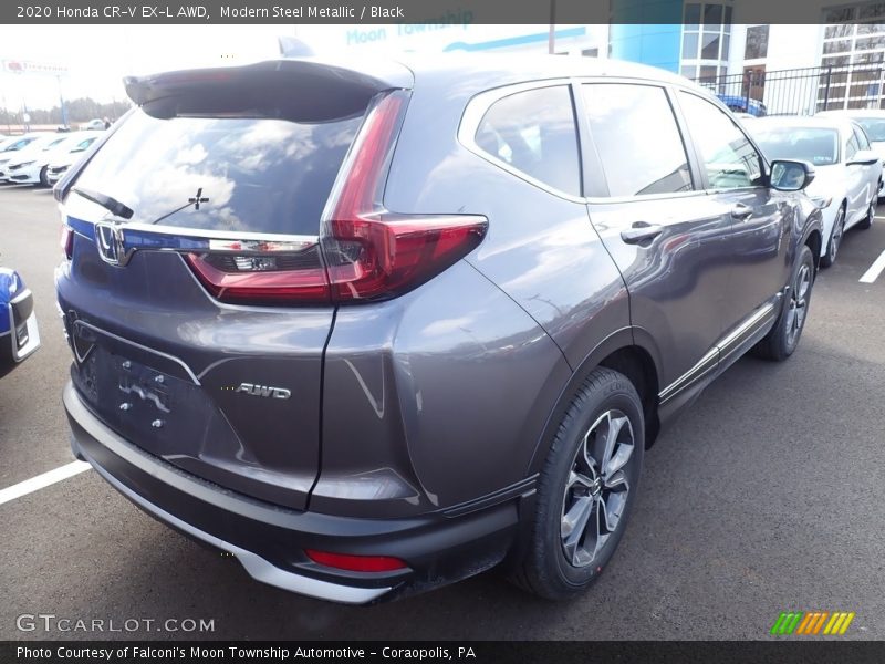 Modern Steel Metallic / Black 2020 Honda CR-V EX-L AWD