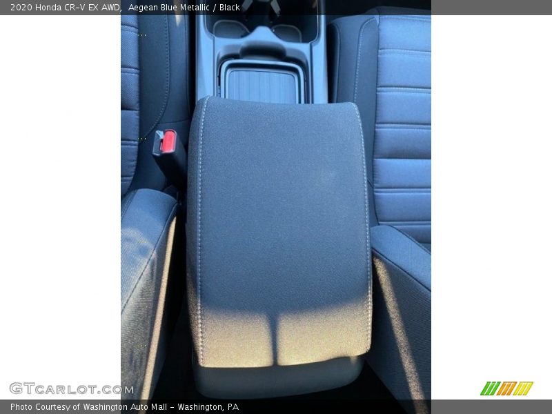 Aegean Blue Metallic / Black 2020 Honda CR-V EX AWD