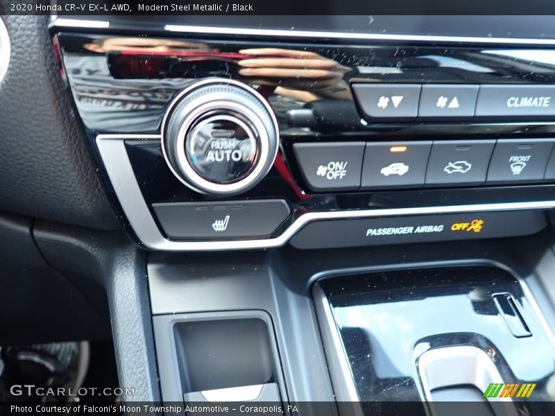Modern Steel Metallic / Black 2020 Honda CR-V EX-L AWD
