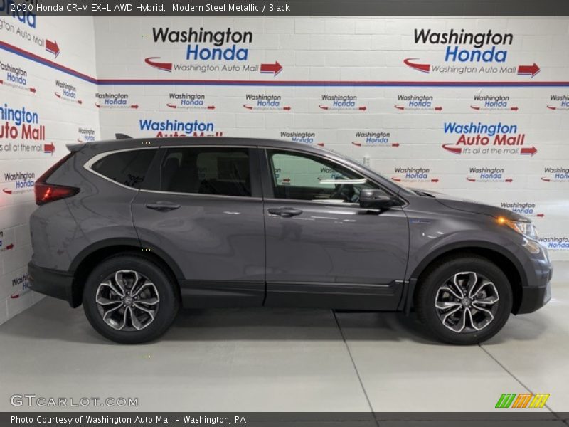 Modern Steel Metallic / Black 2020 Honda CR-V EX-L AWD Hybrid