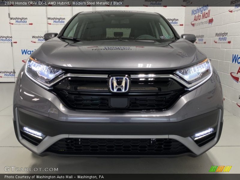 Modern Steel Metallic / Black 2020 Honda CR-V EX-L AWD Hybrid