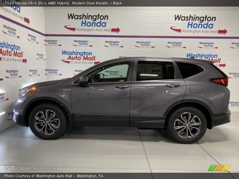Modern Steel Metallic / Black 2020 Honda CR-V EX-L AWD Hybrid