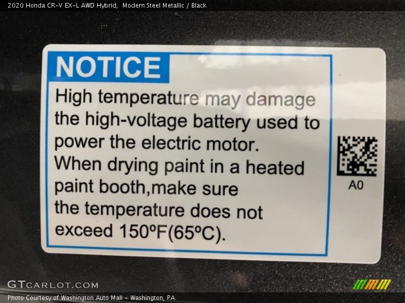 Modern Steel Metallic / Black 2020 Honda CR-V EX-L AWD Hybrid