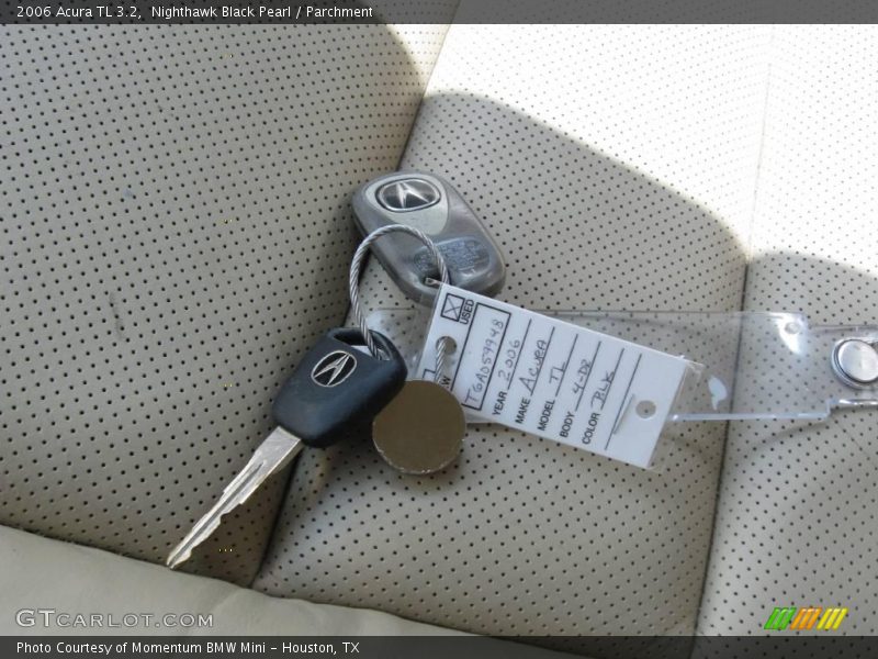 Nighthawk Black Pearl / Parchment 2006 Acura TL 3.2