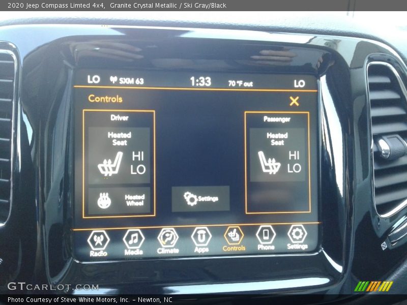 Granite Crystal Metallic / Ski Gray/Black 2020 Jeep Compass Limted 4x4