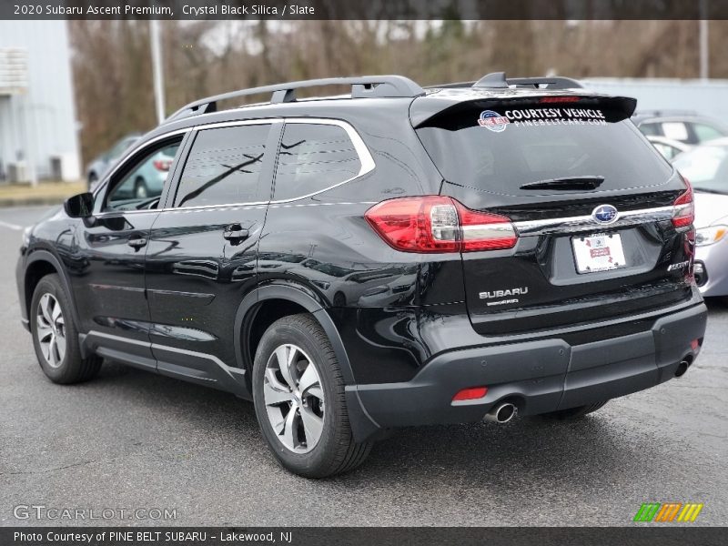 Crystal Black Silica / Slate 2020 Subaru Ascent Premium