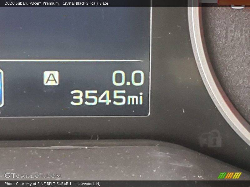 Crystal Black Silica / Slate 2020 Subaru Ascent Premium