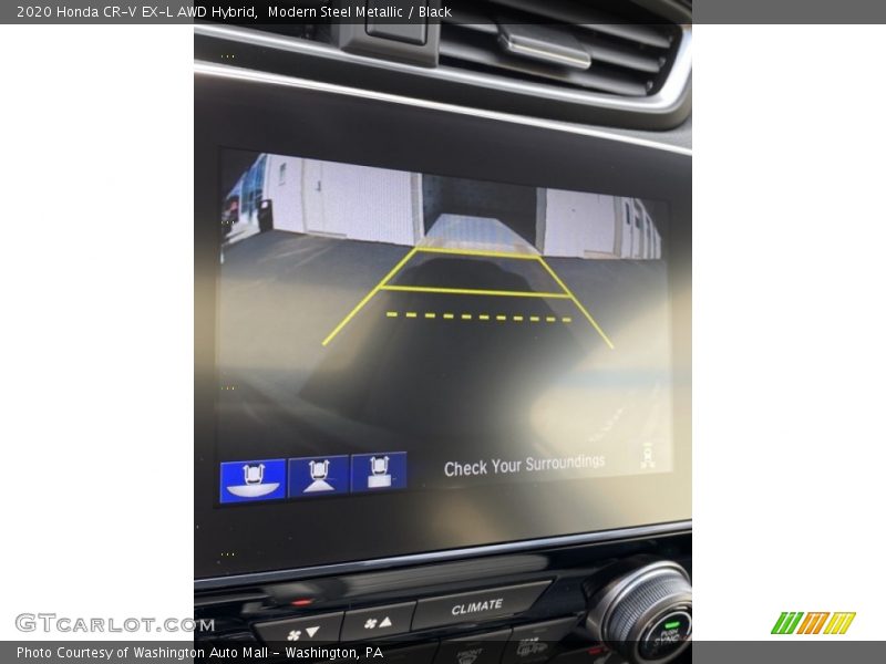 Modern Steel Metallic / Black 2020 Honda CR-V EX-L AWD Hybrid