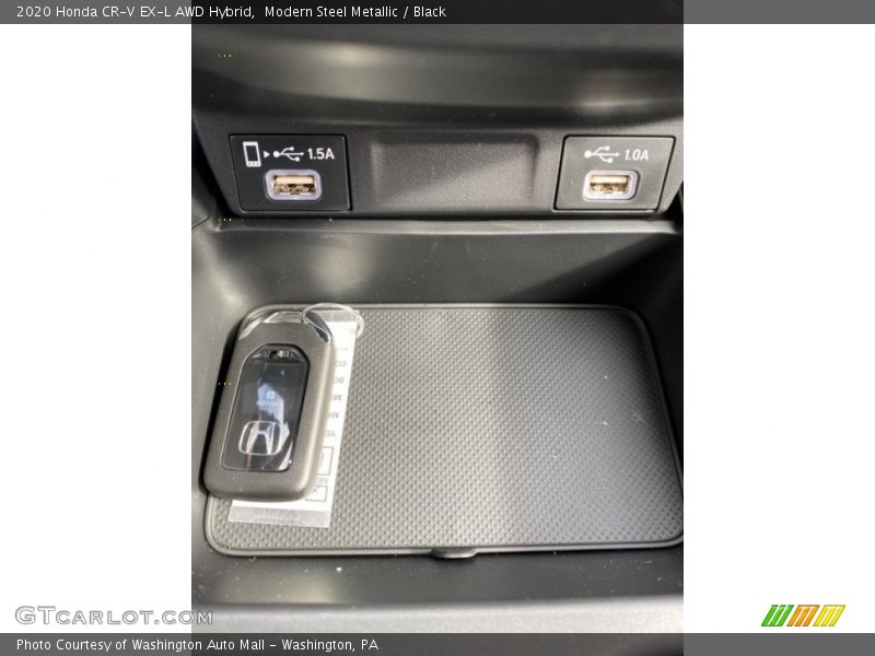 Modern Steel Metallic / Black 2020 Honda CR-V EX-L AWD Hybrid