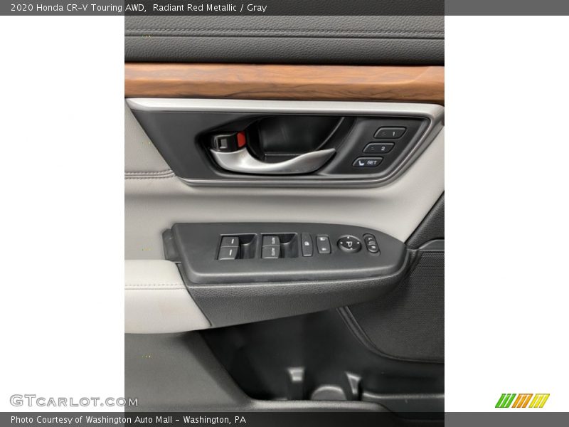 Radiant Red Metallic / Gray 2020 Honda CR-V Touring AWD