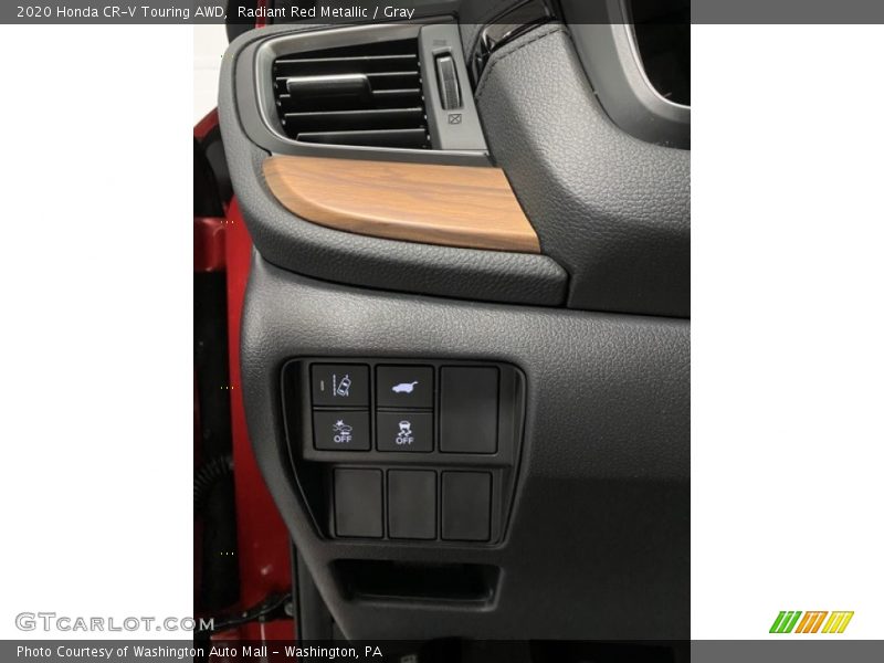 Radiant Red Metallic / Gray 2020 Honda CR-V Touring AWD