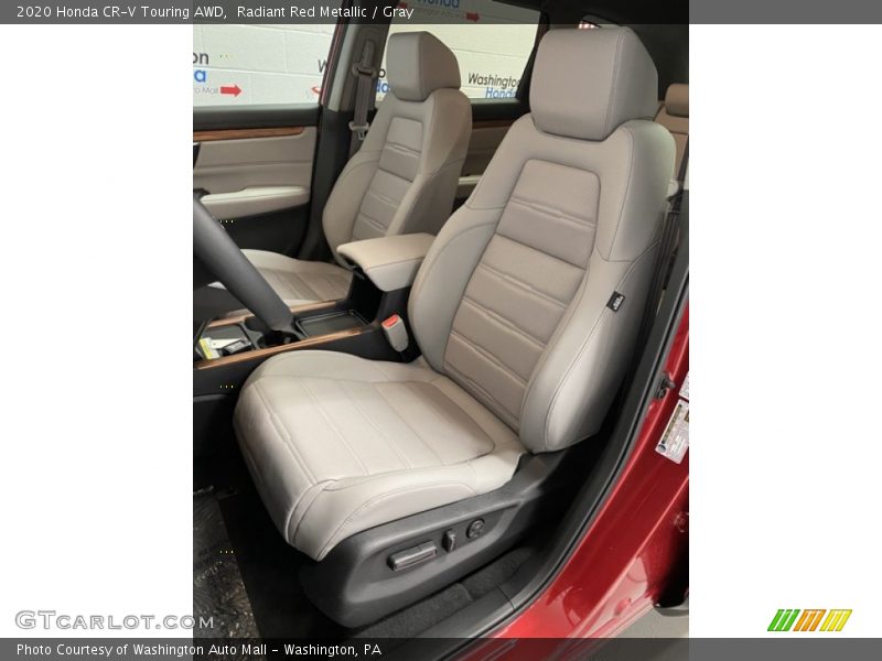 Radiant Red Metallic / Gray 2020 Honda CR-V Touring AWD