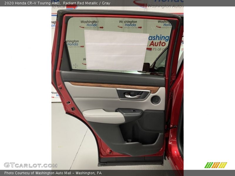 Radiant Red Metallic / Gray 2020 Honda CR-V Touring AWD