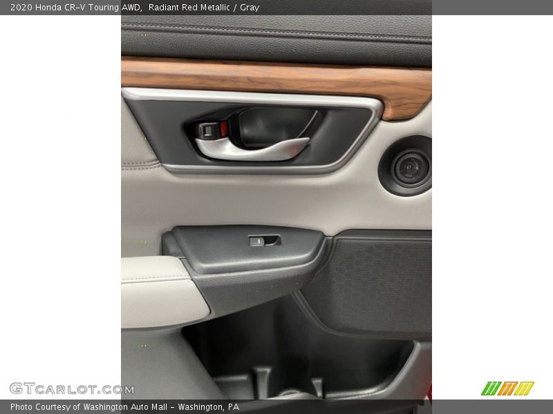 Radiant Red Metallic / Gray 2020 Honda CR-V Touring AWD