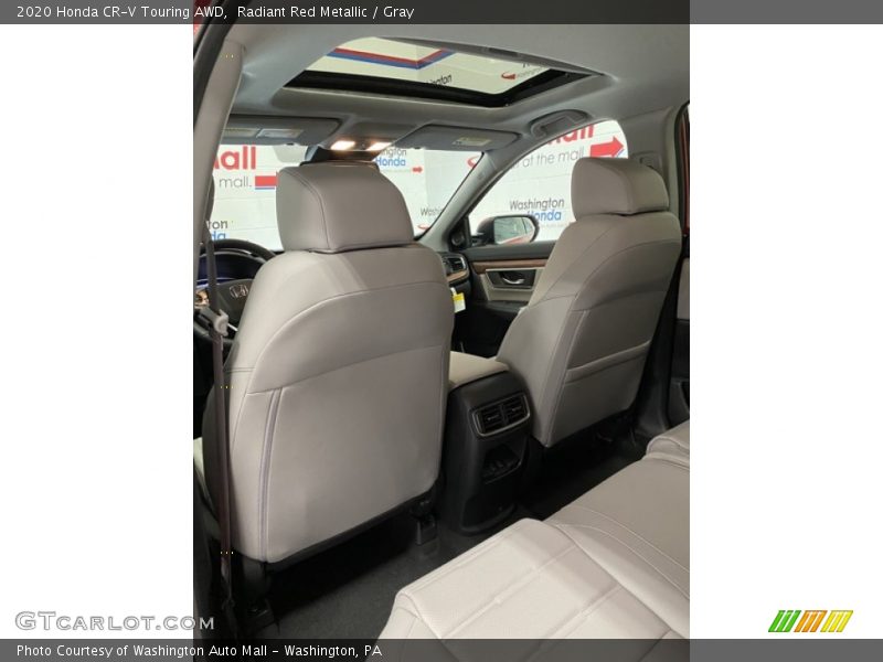 Radiant Red Metallic / Gray 2020 Honda CR-V Touring AWD