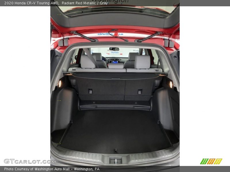 Radiant Red Metallic / Gray 2020 Honda CR-V Touring AWD