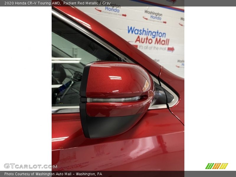 Radiant Red Metallic / Gray 2020 Honda CR-V Touring AWD