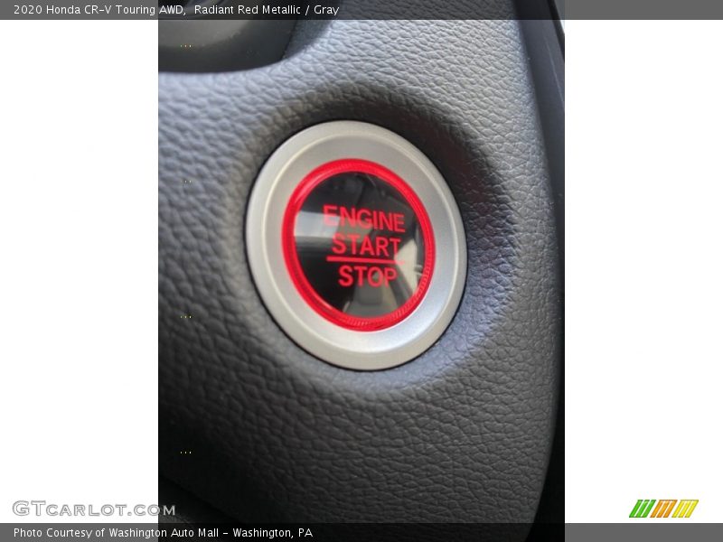 Radiant Red Metallic / Gray 2020 Honda CR-V Touring AWD