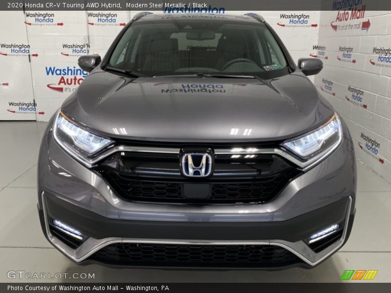 Modern Steel Metallic / Black 2020 Honda CR-V Touring AWD Hybrid